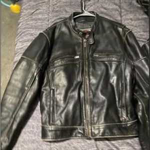 Leather Riding Jacket and matching Chaps